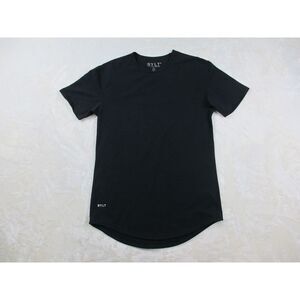 Bylt Shirt Mens Small Black Lux Premium Basics Lightweight Compression Gym‎